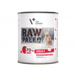 RAW PALEO ADULT DOG BEEF 800g - mokra karma dla psów dorosłych monoproteina z wołowiną