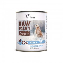 RAW PALEO ADULT DOG COD 800g - mokra karma dla psów dorosłych monoproteina z dorszem