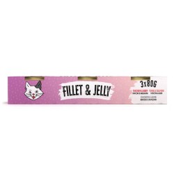 Mr. Bandit Fillet & Jelly Mix: Jelly chicken with beef, Fillet tuna with salmon, Fillet chicken with lamb