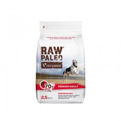 RAW PALEO ADULT MEDIUM BEEF - sucha karma z wołowiną dla psów dorosłych ras średnich