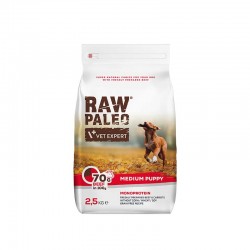 RAW PALEO PUPPY MEDIUM BEEF - sucha karma dla psów z wołowiną dla szczeniąt ras średnich