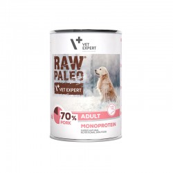 RAW PALEO ADULT DOG PORK - mokra karma dla psów dorosłych monoproteina z wieprzowiną 400g