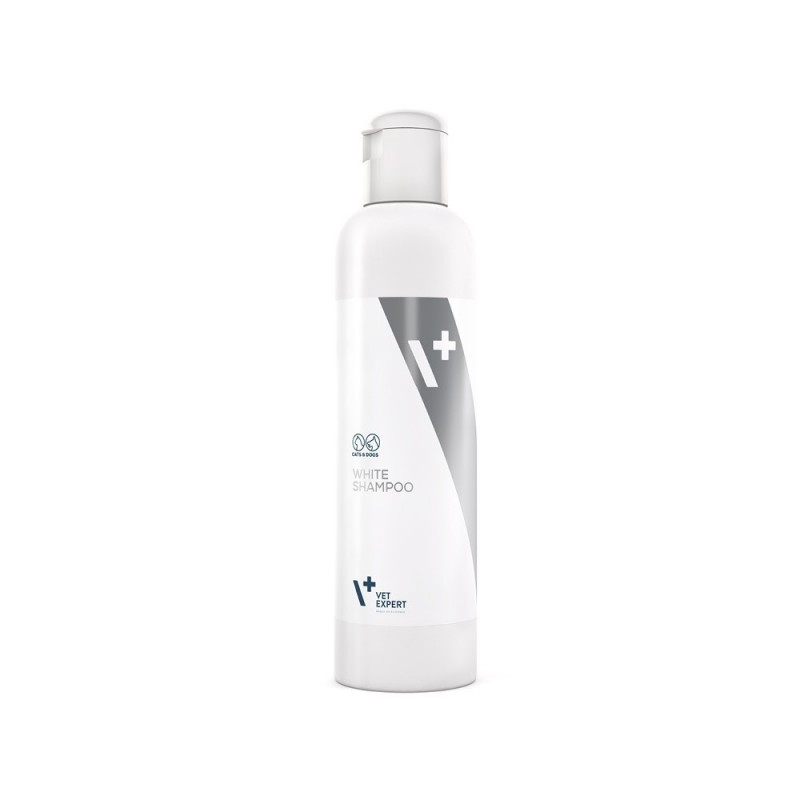 VET EXPERT WHITE SHAMPOO - szampon dla psów i kotów z jasną sierścią 250 ml